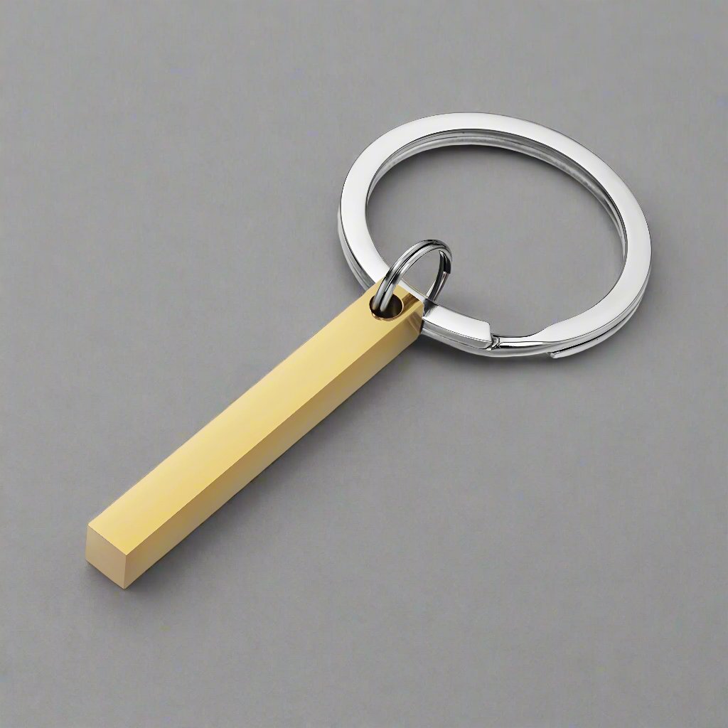 Engrave-It-All Bar Keychain - Personalized AirTag Alternative